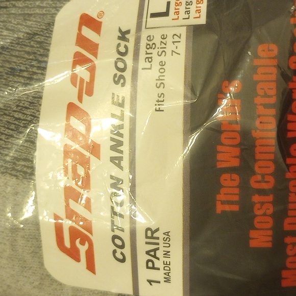 Snap-on Cotton Ankle Sock - Picture 3 of 3
